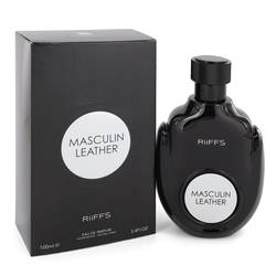 Riffs Masculin Leather EDP for Men Size: 100ml / 3.4oz Eau De Parfum Spray