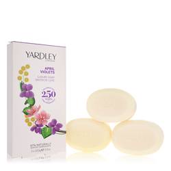Yardley London April Violets (3 x 3.5 oz Soap)