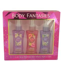 Body Fantasies Signature Pink Vanilla Kiss Fantasy Perfume Gift Set | Parfums De Coeur