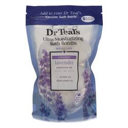 Dr Teal's Ultra Moisturizing Bath Bombs Five (5) 1.6 oz Moisture Soothing Bath Bombs with Lavender, Essential Oils, Jojoba Oil, Sunflower Oil for Unisex