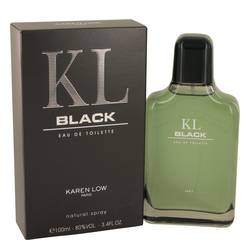 KL Black EDT for Men | Karen Low