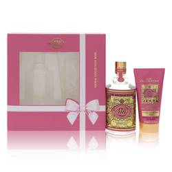 4711 Floral Collection Rose Perfume Gift Set for Women Size: 3.4oz Eau De Cologne Spray + 1.7oz Shower Gel